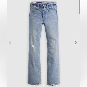 Levi's Light Blue Flare Jeans